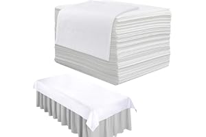 JurciCat 100 St Engångslakan Överdrag Till Massagestol Engångsöverdrag Till Massagestol för SPA Massagestolar Skönhetssalonger Sjukhussängar Och Hotell 80 X 180 Cm