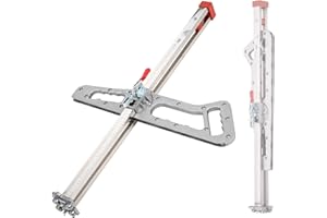 TOPWAY Cortador manual de paneles de yeso con mango de aluminio plegable, ancho de corte de 60 cm, herramienta de corte de paneles de yeso para carpintería, bricolaje, mejoras para el hogar