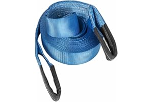 Noryb 7T Heavy Duty Tow Rope Towing Pull Strap Winch Tree Strop 4x4 Offroad Recovery (3M)