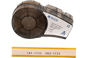 Brady 110928 Nero, Traslucido, Bianco Etichetta per stampante autoadesiva