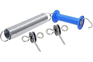 VOSS.farming 2 x set de resortes de la manija de la puerta, incl. aisladores de la manija de la puerta