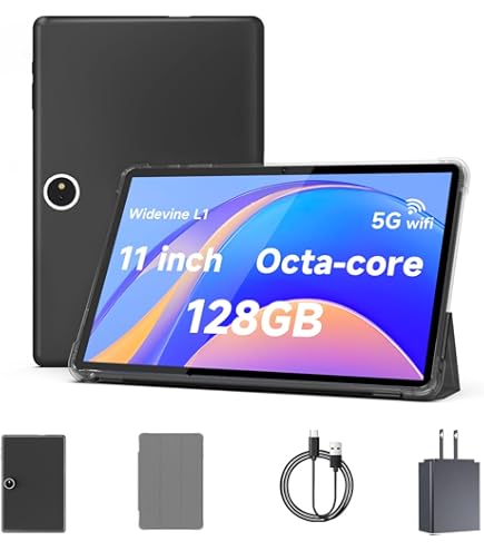 ODEA Tablet 11 Inch Android 14 Tablets, S11 Tablet 16GB + 256GB