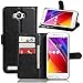 Produktbild VIFLYKOO Asus Zenfone Max ZC550KL Hülle, Flip Leder Tasche im Bookstyle mit Magnetverschluss für Asus Zenfone Max ZC550KL(schwarz)