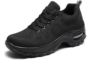 WOWEI Zapatillas de Running Mujer Zapatillas de Deportivas Mujer Zapatos para Correr Ligero Transpirables Gimnasio Sneakers Calzado Deportivas Fitness Casual