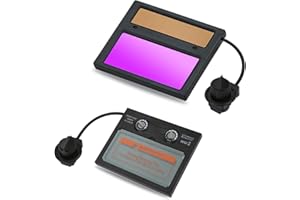 PLYISTY Casque de soudage de panneau solaire remplacer la lentille, lunettes d'assombrissement automatique bouclier masque soudeur bouchon lentille filtre ombre, 110 * 90mm