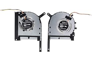 TRADOCK Ventilateur de refroidissement CPU et GPU pour Asus TUF Gaming FX705 FX705GE FX705GM FX705DT FM1U DFS5K12304363H, FM1V DFS5K12114262H