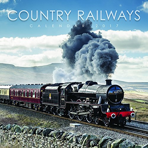 Download COUNTRY RAILWAY TRAINS 2017 UK SQUARE WALL CALENDAR BRAND NEW & FACTORY SEALED