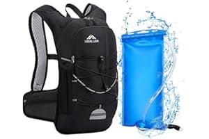 LOCAL LION Hydration Backpack with 2L Water Badder, Running Hydration Vest, Water Backpack for Running, Running Water Backpack，Hydration Pack for Men and Women