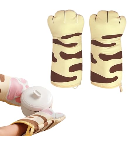 SOLUSTRE Ofenhandschuhe Für Kinder – Hitzebeständig, Rutschfest, Perfekt Zum Backen & Grillen