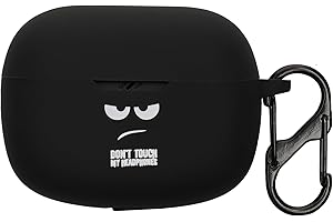 kwmobile Custodia per JBL Wave Beam/Beam 2 / Wave 200TWS Cover - Protezione Resistente per Auricolari Wireless - in Silicone Antigraffio - Don't touch my Headphones