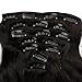 Neverland Beauty 55cm 7Pcs 16 Clips Clip in Triple Ombre Three Tone Synthetic Curly Wavy Hair Extensions Brown Black to Dark Red to Red