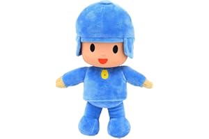TEXXY Juguetes de peluche, Pocoyo Elly Pato Nina Sleepy Bird Loula muñecos de peluche suaves (Pocoyó 26cm)