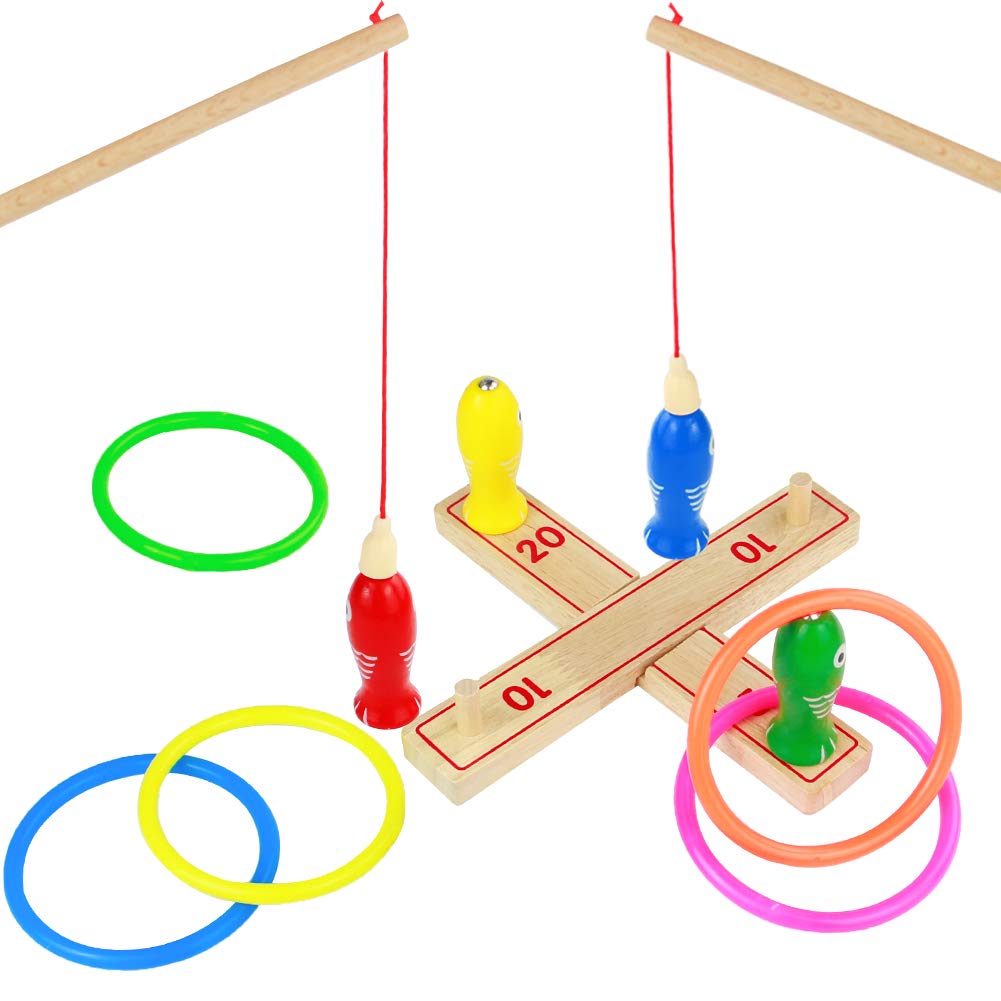 Nuheby Quoits Allaperto Gioco Di Pesci Magnetico 2 In 1 All