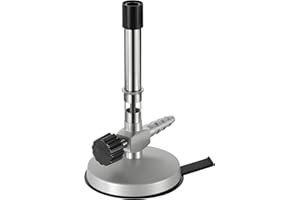 NEOLAB Usbeck Bunsenbrenner mit Luftreguliert und Nadelventil für Erdgas, DIN 30665, 1kW, 155mm Höhe