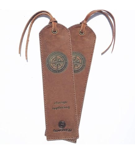 Plain Burgundy Red Leather Bookmark - Quality Gift For Him, Men, Women, Friend - UK Made