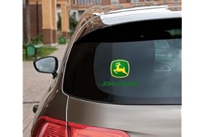 Edvoynlm Aufkleber für John Deere Farm Tractor Gator Farming Auto Moto Auto Tuning Autoaufkleber Lustige Aufkleber 2 Stücke