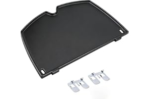 GFTIME 6558 32cm x 22cm piastra grill per Weber serie Q100 e Q1000, Q100, Q120, piastra grill in ghisa grill a gas parti di ricambio accessori per Weber Q1000 Q1200, 1 confezione