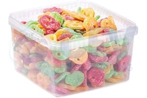 KREMTIK Calaveras Ácidas Colores Surtidos 290 Unidades - Tarro Expositor 1570g