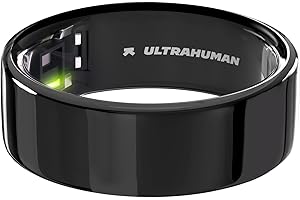 ULTRAHUMAN Ring AIR - Nessun abbonamento all'app - Smart Ring - Taglia prima con kit taglie - Monitora sonno, allenamento, frequenza cardiaca, variabilità della frequenza cardiaca