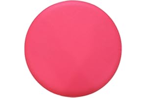 Levoberg Hocker Bezug Schutzbezug für Rundhocker aus Kunstleder rund Bar Bezug Sitz Kissen Rot Durchmesser 35cm