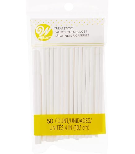 100 Bâtonnets En Papier Pour Cake Pops - Alimentaire 100mm - Blanc