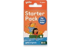 Yoto: Starter Pack for Little Kids English – 6 Tarjetas con Cuentos en Audio para niños en inglés sin Pantallas. Historias Divertidas para Jugar y Viajar. Compatible con Player y Mini. Edad 3+.