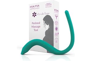 Intimate Rose Perineal Massage Tool with 10 Vibration Modes: Designed for Essential Labor and Delivery - Used During Pregnancy
