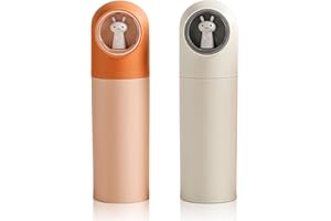Jadin Zahnbürsten Etui Kinder, 2 Stück Zahnbürste Reiseetui, Portable Karikatur Zahnbürstenhülle, Zahnputzbecher für Junge Mädchen Zuhause Schule Wandernder Camping (Weiß + Orange)