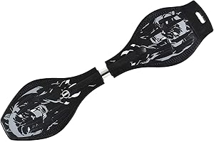 MAXOfit Makrofit Pro XL 14032 Ben Waveboard 88 x 23 x 30 cm Charge Max 95 kg, Sac et Roues Fluo Inclus