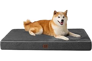 EHEYCIGA Mémoire de Forme Coussin pour Chien, Lit pour Chien Orthopédiques de Grande Taille et Doublure Imperméable, Matelas Chien Panier Chien Tapis pour Chien Lavable
