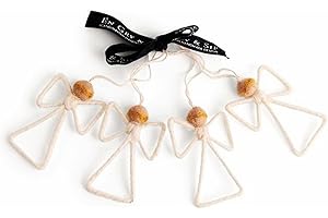 ‎ÉN GRY & SIF Én Gry & Sif Engel Christbaumschmuck, Weihnachtsdeko zum Aufhängen I Hand-Made, fair-Trade I 4 Filz Engel Anhänger Weihnachten