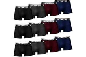 DSTROYED ® Boxershorts Herren 10-er / 12-er / 15-er / 8-er Pack S-5XL Unterhosen Männer Unterwäsche Men
