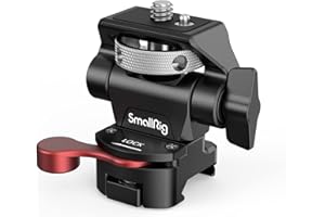 SMALLRIG Support de Moniteur Réglable Pivotant et Inclinable avec Support à Pince NATO - 2906B