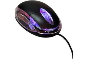 MOFRED® BLACK WIRED USB OPTICAL MOUSE FOR PC LAPTOP COMPUTER SCROLL WHEEL MOUSE MICE