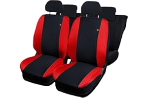 Set Coprisedili Auto Completi In Cotone Grigio Per Citroën C1 – 7 Pezzi Con Posteriore Diviso