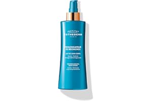 INSTITUT ESTHEDERM PARIS INSTITUT ESTHEDERM Prolongateur de bronzage - Lait de soin corps après-soleil - Hydrate et préserve la qualité et la jeunesse de la peau - Flacon pompe 200 ml