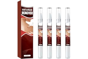 CWED 4 Pezzi 3ml Penne per Rimozione Verruche,Verruche Rimozione della Pelle,Penne per rimozione verruche,fibromi penduli rimozione,Penna-Anti verruche Contro Le verruche su Piedi,Mani, Corpo