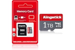 KINGSTICK Micro SD Cards 1TB MEMORY CARD with SD CARD Adapter High Speed MINI SD Card Class 10 TF Card For Smartphone,CAMERA,Tablets,Drones