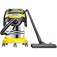 KARCHER WD5 SV | Wet & Dry Vacuum Cleaner | 1100W | 25L Tank | Stainless Steel Body | Blower Function | Flat Pleated Filter | Home, Car & Furniture Cleaning | German Tech