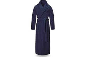 ‎NORMANI normani Extra langer Bademantel aus 100% Baumwolle - Frottee Saunamantel für Damen und Herren - Schadstofffreies Material - Ausgezeichnet mit Öko Tex 100