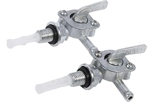 KEENSO Petrol Tank Tap, Motorcycle Fuel Tap, 2Pcs Stationary Engine Generator Fuel Tap, Petrol on off Switch for ATV Quad Pocket Pit Dirt Bike Go Kart Motorcycle