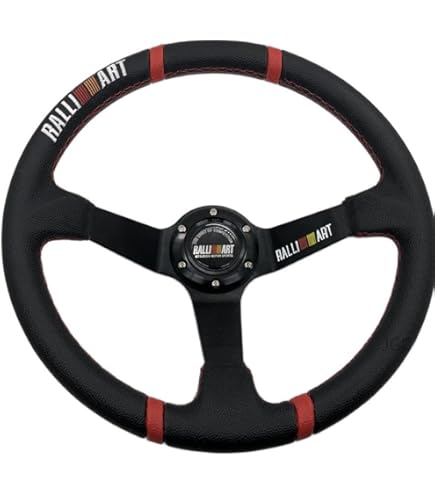 Simoni Racing GVL350/P Lenkrad Schwarz - Sportlenkrad Für Besseren Griff