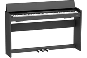 Roland F107 Digital Piano Piano casero con diseño moderno atractivo Perfecto para principiantes| Bluetooth a bordo y más, F107-BKX