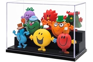 Tingacraft Vitrine Acrylique (25 x 12 x 16 cm) Boîte pour Mini Collection Figurines