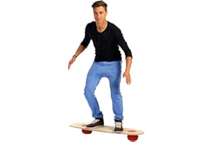 TOGU 440410 Planche d'équilibre Balanza Freeride Couleur Bois/Rouge