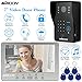 Produktbild KKMOON Video Gegensprechanlage Türklingel Tür Telefon System mit 1 innen-Monitor + 1 Outdoor Kamera + 5 * RFID-Karte + 1 * Fernbedienung Unterstützung Personalausweis/Code
