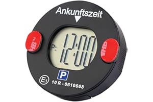 ‎TECHNAXX Technaxx Elektronische Parkscheibe mit Bewegungssensor – Automatische Digitale Parkuhr mit Magnetbefestigung, KBA-zugelassen, Lange Batterielaufzeit & automatische Sommer-/Winterzeit – TX-353