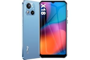 XGODY Handy Ohne Vertrag X18, Smartphone Günstig 4G Android 10 Neu Handy mit 4000mAh und 6.3'' Display,2GB+16GB 256GB Erweiterbar, Dual SIM Quad Core, 8MP+5MP, Face ID GPS Handy(Blau)
