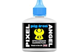 Pig Iron PIXEL ANGEL Camera Lens and Sensor Cleaning Fluid for use on Optics and Imaging Sensors. Liquid Cleaner for Sensor Swabs, Mirrorless and DSLR cameras, Binoculars, Glasses and Telescopes.