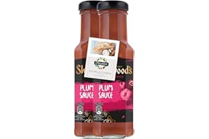 Plum Sauce Chutney Bundle with Sharwoods Plum Sauce 300g 2 Pack + Brightdale Kitchen Booklet